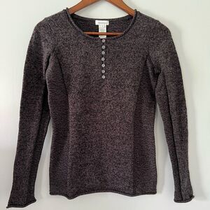 Sundance NWOT Homestead Henley Cotton Silk Blend Sweater Size XS